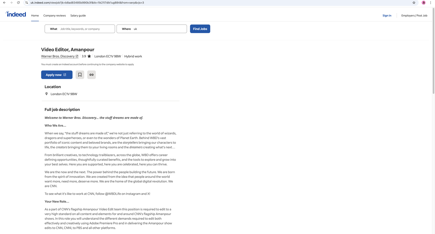 Indeed Job Search